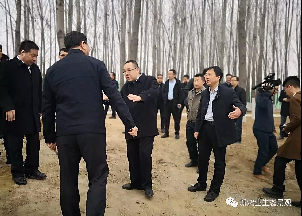 西咸新区管委会康军主任一行赴“风雅杨林”项目考察