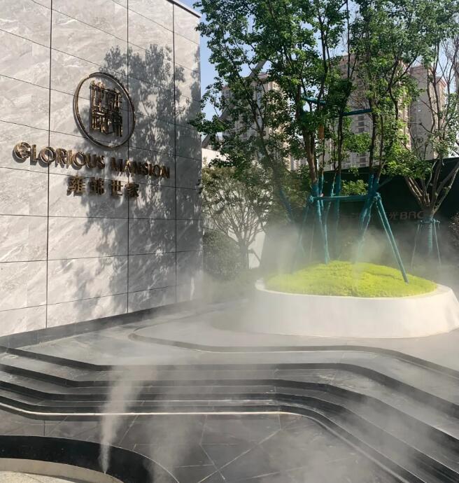 新竞博官网JBO55施工作品 | 老城根·蓝光雍锦世家项目售楼部景观工程